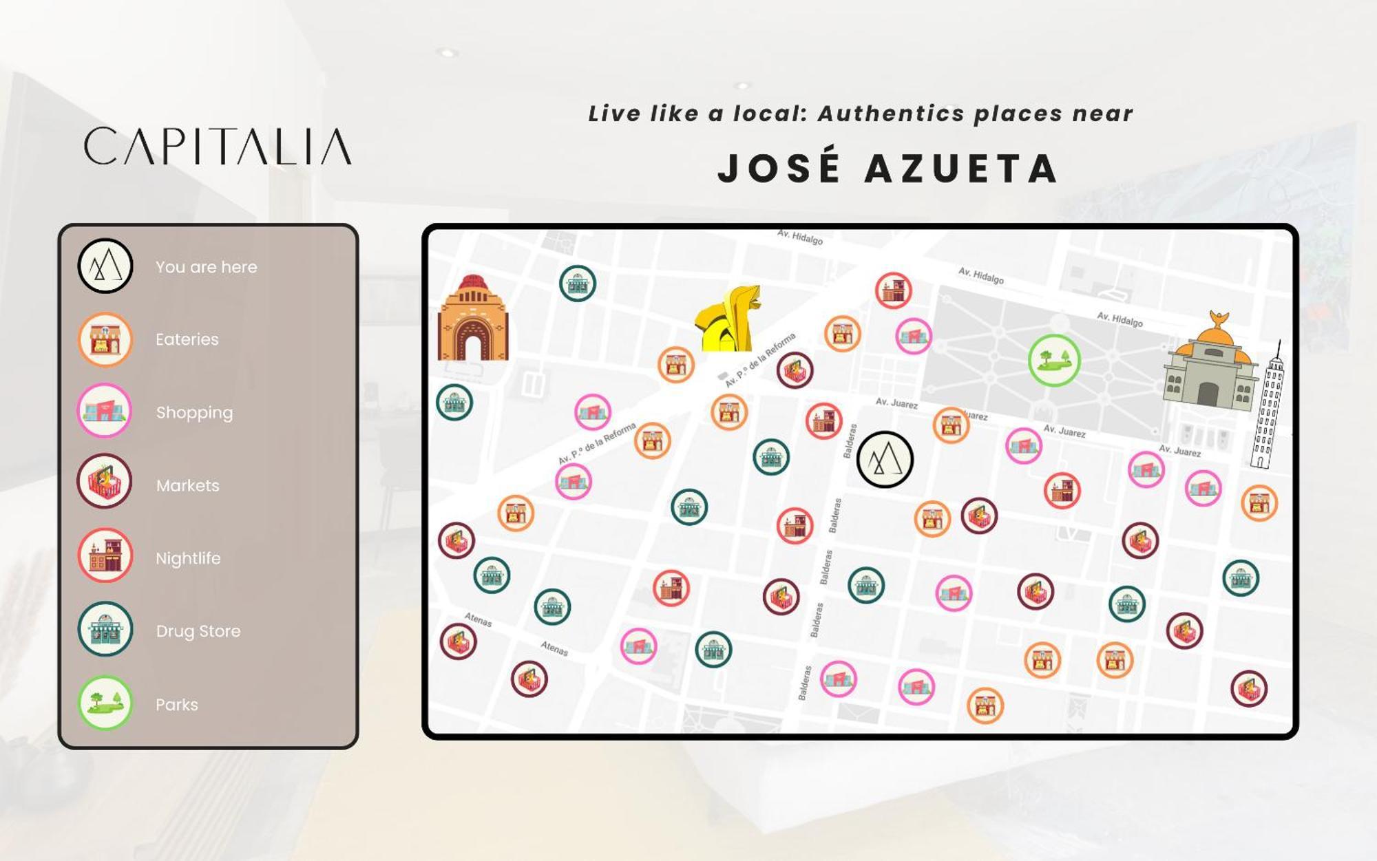 Capitalia - Apartments - Centro Historico 멕시코 시 외부 사진